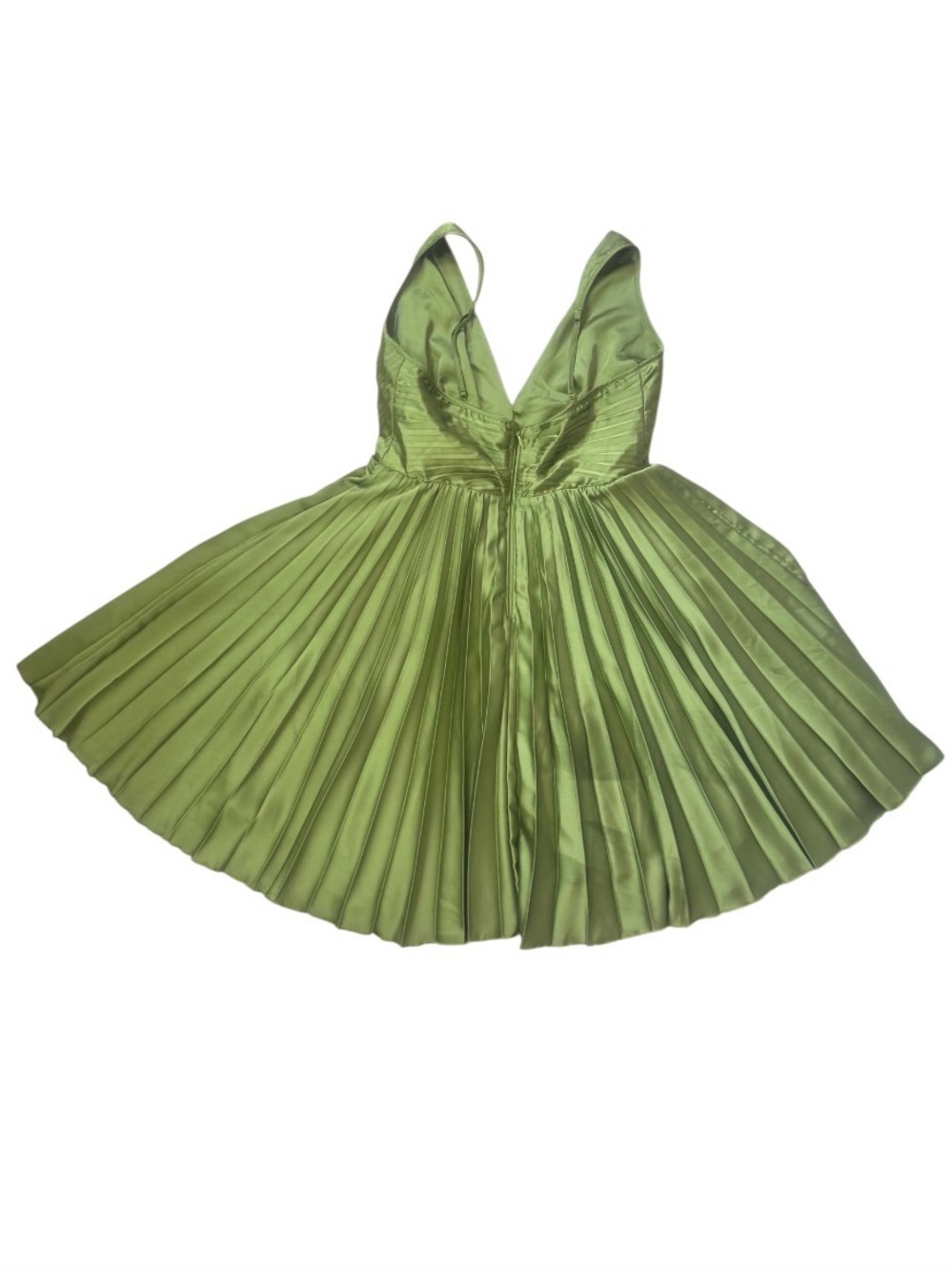 Abercrombie & Fitch satin Giselle dress women’s size MT medium - Picture 13 of 17